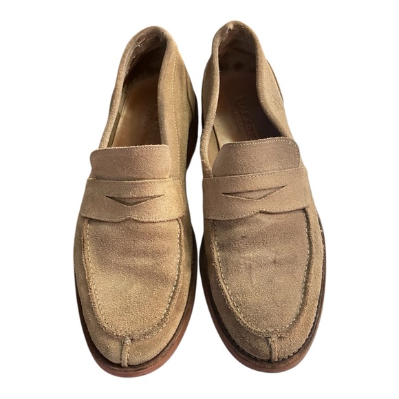 Hackett London Richmond Driver Shoes Moccasin Slip On Loafer Tan Mens Shoes Sz 7 - Picture 8 of 12